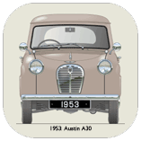 Austin A30 4 door saloon 1953 version Coaster 1